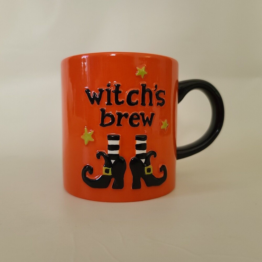 Witches Boots Mug Brew Coffee Mug Cup Halloween 14 oz